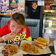 reina huang eating large meal